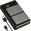 DSTE 2PCS BLS-5 Batteria & Caricatore Compatibile per Olympus E-420 E-450 E-600 E-620