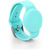 NQEUEPN Braccialetto per Airtag Bambini, Impermeabile Braccialetto Bambino Porta per Airtag Morbido Regolabile Braccialetto per Airtag per Bambino GPS Tracking Tagging (Verde Menta)