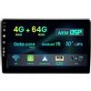 MISONDA Autoradio Android 15 2 Din 10 pollici IPS per Fiat 500L (2013-2019) con supporto GPS Navi Bluetooth | DAB | USB | Carplay|Android Auto| Wi-Fi | 4G| Collegamento specchio |RDS|SWC 4G+64G