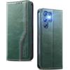 FANFO Custodia per Oukitel C2, Cover Wallet in PU Pelle Durabile [Standard Business], Protezione Completa, con Funzione Stand e Chiusura Magnetica.- Green
