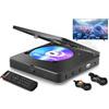JRIHZ Lettore Blu Ray 1080P Lettore di Dischi Blu Ray per Home Cinema Riproduce Tutti i DVD e Blu Ray Regione B 2 Supporta Chiavetta USB 128GB con Uscita HDMI e AV Incluso Convertitore PAL NTSC e Cavo di