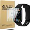 Diruite 4 Pezzi Vetro Temperato per Xiaomi Smart Band 8 Pro Pellicola Protettiva,HD Senza Bolle Antigraffio Pellicola Protettiva