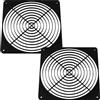 Aerzetix - Set di 2 Griglie per Ventola 140x140 mm in plastica per Computer PC stampanti dispositivi audiovisivi proiettori multimediali | Colore Nero