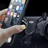 Beerte Supporto per telefono da auto adatto per Audi Q2 2017-2023, Audi SQ2 2019-2023 Supporto per telefono da auto con visione regolabile per smartphone da 4-7 pollici (in lega nera)