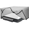 kwmobile Copertina Antipolvere Compatibile con HP OfficeJet 8015e / OfficeJet 8122e - Copri Stampante - Copertura Protettiva - Fodera in Grigio Chiaro