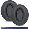 umvowuxa Cuscinetti auricolari di ricambio per Sennheiser hd 4.50BT 4.50BTNC 4.40BT 4.50SE 4.30G 4.20S 450BT 458BT 450 400S 350BT 300 4.50 pelle proteica (nero)