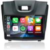 EZoneTronics Android 13 Autoradio per Isuzu D-MAX 2012-2018, MU-X 2013-2017 con Wireless Carplay Android Auto 9 pollici Touch screen Navigazione GPS Bluetooth USB WiFi SWC FM RDS Radio 2G + 32G