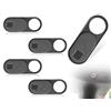 AOYEGIC Confezione da 4 Copri Webcam,Copri Fotocamera per Cellulare,Copri Webcam Multifunzionale con Cursore per Smartphone,Computer,Laptop,Tablet(Nero)