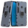 MaiJin Compatibile con Huawei Y9 (2019) Cover, Custodia Armor Anello Cavalletto (Funziona con Il Supporto Magnetico per Auto) Case Paraurti per Huawei Y9 2019, Enjoy 9 Plus (Blu Navy)