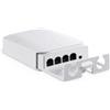 YuLinca Estensore PoE esterno a 4 porte, 1 PoE in 3 uscite PoE, ripetitore PoE IEEE 802.3 af/at 30W con 10/100Mbps, interruttore passthrough POE impermeabile per montaggio a parete
