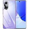 Verco Custodia per Huawei Nova 9 Case, per Honor 50 Custodia, Cellulare Cover per Nova 9 Custodia Trasparente Sottile Trasparente Silicone Trasparente