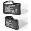 Riloer Batteria Ricaricabile ai Polimeri di Litio - Batterie 7.4V 2200mAh per Guanti Riscaldati Calze Cappelli, Interfaccia Femmina DC 3.5x1.35MM