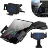 NEWZEROL Caricabatteria da Auto Senza Fili Compatibile per iPhone/Samsung Galaxy Z Fold 3/Fold 4/Fold 5, per Bocchette e Cruscotto [Ricarica Rapida Qi da 15 W] [Forte Aspirazione e Anti-Vibrazione]