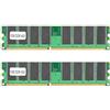 Ouitble 2 moduli di memoria DDR 1 GB PC3200 400 MHz RAM desktop per sistemi Prestazioni elevate Funzionamento stabile Velocità del computer migliorata Scheda di memoria a 16 grani