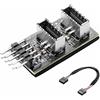CERRXIAN Adattatore di prolunga USB 3.1 tipo E Key-A+Key-B da pannello frontale a USB 2.0 a 9 pin per scheda madre con cavo di prolunga a 9 pin