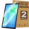Junfire Pellicola protettiva in vetro temperato anti luce blu per Samsung Galaxy Tab S10 FE Plus 13,1 2025, durezza 9H, senza bolle, antiriflesso