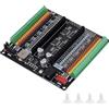 Meshnology ESP32 Breakout Board per ESP32 / ESP32-S3 WROVER WROOM/DevKitC/NodeMCU scheda di espansione con quattro guarnizioni in plastica 5 V 3,3 V prese GPIO Status LED (N40)