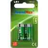 PoundMax Pila a bottone Batterie 2 x 910A LR1, 2 pezzi,