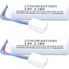 Acxilexy 2 batterie di allarme BAT04, BATLi04, batterie di allarme compatibili con D8903, LI04, MGL956439 DAITEM Hager, 3,6 V 2700 mAh