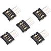 chenyang 5 PACK Adattatore Micro USB OTG Adattatore connettore da Micro USB maschio a USB 2.0 femmina ultra mini