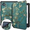 HEISHAYU Custodia per Kobo Clara 2024 (Colour/BW/2E), 6 E-Reader Cover Sleep, Fiore