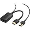 Cable Matters Adattatore HDMI a DisplayPort (Adattatore DisplayPort a HDMI) con Supporto di Risoluzione Video 4K