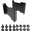 Jingchengmei Prolunga di profondità per rack server 2U, profondità 10,2 cm, kit adattatore per montaggio su rack di rete (2UEXB)..