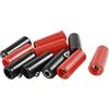 A ABSOPRO Altoparlante Banana Jack Femmina Presa 4mm Connettore Adattatore (Set 10)