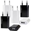 Toaluea 6 Pezzi Caricatore USB 5V 1A, Universale Spina Caricabatterie Ultra Sottile, Caricatores Telefono Spinotto Muro, Charger Presa per iPhone 8 7 6 Samsung S22 S21 S20 S10 S6 S7 S8 S9 Huawei Xiaomi