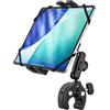 Oilcan Supporto Tablet Moto, Bici, Barca, Passeggino - Braccio Regolabile in Alluminio, Porta iPad Manubrio Asta Tubo Palo per Tablet e Telefono da 4-13, iPad Pro Air Mini/Galaxy Tab/Fire/iPhone