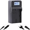 blumax Speed Charger per batterie Canon LP-E6NH / LP-E6N / LP-E6 - Caricabatterie compatibile con Canon EOS R Ra R5 R6 II R7-6D 7D 60D 80D 90D - XC15
