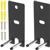 QWORK® 1 Paio Di Supporti Da Parete Nero, Compatibile con Bose Lifestyle 650/700, Installazione Semplice
