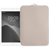 kwmobile Cover Tablet Compatibile con 9,7-11 Tablet - Custodia eReader Universale - Copertina Protettiva in Neoprene Bianco