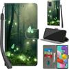 Haninsuze Cover per Samsung Galaxy A51 4G, Farfalla | Pelle PU Portafoglio, Porta Carte, Magnetica, Libro, Antiurto Custodia
