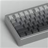 Venit Keys Copritasti con stampa laterale, copritasti con gradiente PBT 125 tasti Profilo Cherry a sublimazione di calore per tastiera meccanica Mx Cherry (gradiente grigio)