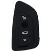BROVACS - Custodia protettiva in silicone per BMW X1 X3 X4 X5 X6 4 Tasti Smart Remote Key Fob CV4907, colore: Nero