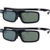 Cocar Occhiali 3D, 3D Active Shutter, occhiali ricaricabili, adatti per proiettore DLP-Link 3D, 2 pezzi