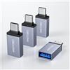 ANDTOBO [4 Pack] Adattatore Usb a Tipo C, iPhone 17 Air Pro Max OTG Adattatore, Connettore USB 3.0 A Maschio a C Femmina, Adattatore Usb a Usb C per Macbook Pro Air, Tablet, iPad, iPhone 16/15 Pro Max
