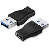 CABLEPELADO Adattatore USB 3.0 Maschio a USB-C Femmina, Adattatore USB 3.0 a USB-C, Connettore USB 3.0, USB-A a USB-C, Convertitore USB, Velocità di trasferimento fino a 5 Gbps, USB 3.0
