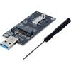 Hoite Scheda di espansione adattatore NGFF M.2 Key-B a USB 3.0 - con slot SIM per moduli modem wireless LTE 3G/4G/5G