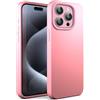 N NEWTOP Custodia Cover Compatibile per iPhone 16 Pro, ORI CASE TPU Silicone Semi Rigido Colori Fodera Interna Microfibra Morbida Protezione Anti Urto Tocco Liscio Guscio Resistente (Rosa)