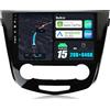 BXLIYER Android 15 IPS Autoradio Per Nissan Qashqai J11 X-Trail Rouge (2014-2018) - 2G+64G - Senza fili CarPlay + Android Auto - GRATUITI Camera - DAB Volante Fast-Boot DSP WIFI - 10.1 Pollici 2 Din