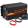 EDECOA inverter 24v 220v 2000w trasformatore di potenza Convertitore telecomando usb onda modificata per camion isolamento galvanico (2a generazione)