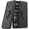 MaiJin LuluMain Compatibile con Galaxy M30 Cover, Custodia Armor Anello Cavalletto (Funziona con Il Supporto Magnetico per Auto) Case Paraurti per Samsung Galaxy M30 (Nero)