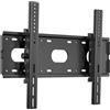 JXMTSPW Staffa da parete per TV per la maggior parte dei televisori LCD LED da 42-85 pollici piatti e curvi fino a 85 kg, staffa inclinabile a basso profilo, supporto da parete per televisore