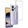 REY Cover in Gel TPU Trasparente per XIAOMI REDMI Note 14 5G, Ultra Sottile 0,33 mm, Morbido Flessibile, Custodia Silicone