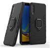 MaiJin LuluMain Compatibile con Galaxy A7 (2018) Cover, Custodia Armor Anello Cavalletto (Funziona con Il Supporto Magnetico per Auto) Case Paraurti per Samsung Galaxy A7 2018 (Nero)