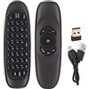 PUSOKEI Telecomando Air Mouse, Telecomando Smart TV Wireless 2.4G, Tastiera Mouse Fly Mouse Wireless Multifunzionale per Android TV Box/PC/Smart TV/Proiettore/HTPC