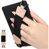 MoKo Cinturino di Sicurezza per 6-8 Kindle eReaders Fire Tablet - Kobo/Voyaga/Sony Kindle E-Book Tablet, Cinturino Nero da Mano Versatile ad Alta Elasticità Supporto Antiscivolo, Oro Rosa