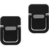 Ginddy Rialzo per tastiera portatile, 2 pezzi, autoadesivo, mini supporto pieghevole per laptop, con supporto inclinato in silicone antiscivolo per tastiera per smartphone, iPad, computer portatile